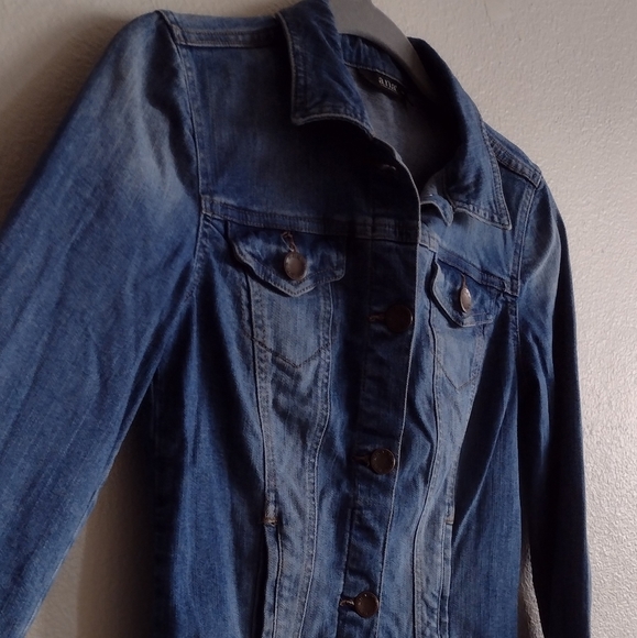 Blue Jean Jacket a.n.a Womens XS Stretch Classic - Picture 4 of 10
